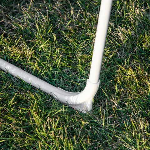 Rootz 4-teiliges Kindermöbel-Set – Gartentisch – 2 Klappstühle – Sonnenschirm – Camping-Kindersitz-Set – Gartenmöbel – Blau – Ø49,5 x 50 H cm