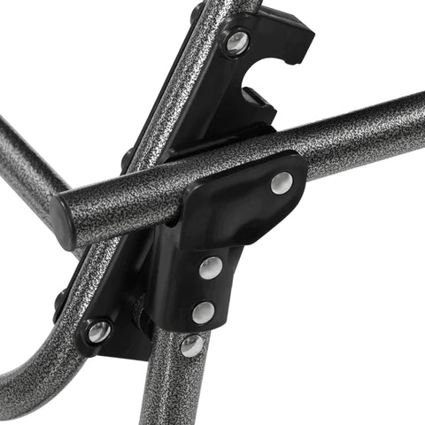 Rootz Sonnenliege – faltbare Sonnenliege – Gartenliege – mit Kissen – 5-stufig verstellbar – Rückenlehne – Stahl/Oxford-Stoff/Schaum – Schwarz – 188 x 57 x 30 cm