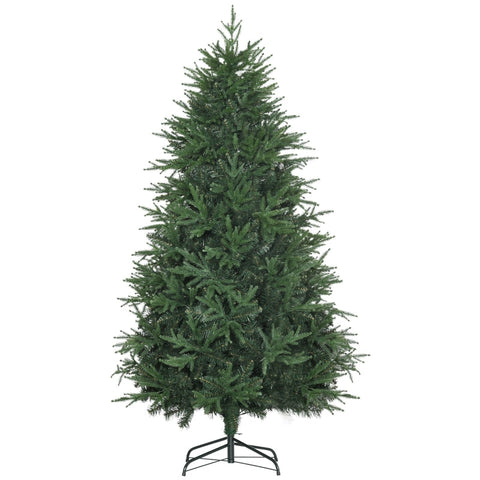Rootz Christmas Tree - Artificial Fir - Realistic Appearance - Quick Assembly - Plastic - Green - 120 x 120 x 180cm