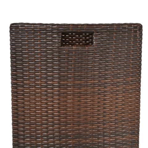 Rootz Garden set - PE/Rattan/Polyester - 3-part Garden seating group - Chic - Brown - 66.5 x 51 x 72.5 cm
