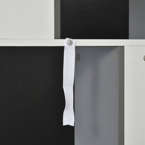 Rootz Bookcase - Book wall - MDF - Office shelf - Archive shelf - Gray / White