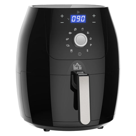 Rootz Air Fryer - Heteluchtfriteuse - 5.5L Airfryer - Zwart - 41L x 33B x 37H cm