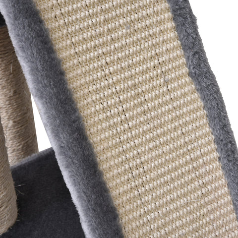 Rootz Scratching Post - Scratching Trunk - XL - Climbing Tree - Plush - Grey