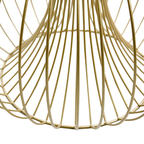 Rootz Hanging Lamp - Gold Modern Ceiling Lamp - Ceiling Spotlight - Kitchen - Bar - Living Room - Bedroom - Ø37 x 150H cm