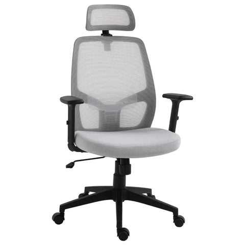 Rootz Bürostuhl – Heimbürostuhl – Schreibtischstuhl – Computerstuhl – Grau – 68 x 64 x 113–121 cm