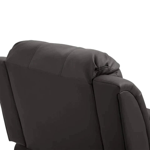 Rootz Massage Chair - Stand-up Aid - Relaxation Chair - TV Chair With Massage Function - Reclining Function - Brown - 92 X 92.5 X 101 cm