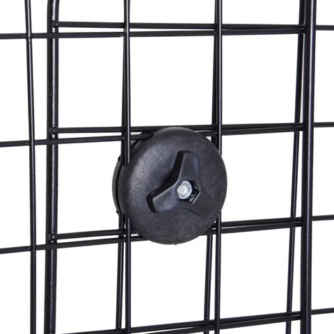 Rootz Dog Guard - Pet Car Barrier - Adjustable - Divider - Metal - Black - (89-122) x 41 cm