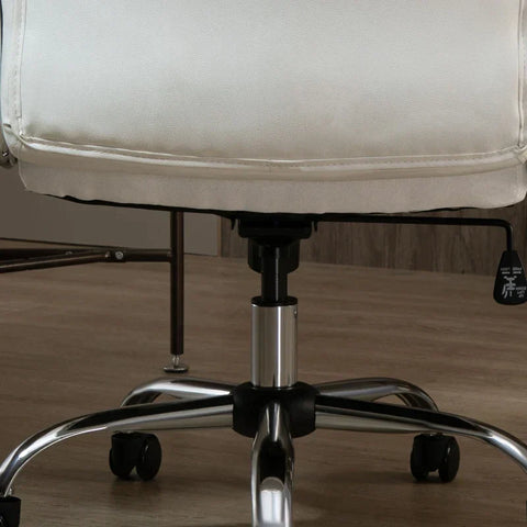 Rootz Office Chair - Desk Chair - Swivel Chair - Ergonomic Work Chair - White