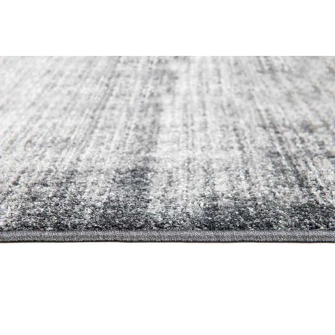 Rootz Rug - Low Pile Rug - With A Mottled Pattern - Rug Pad - Woven Carpet - Carpet - Mat - Polypropylene - Grey - 230 x 160 x 1 cm