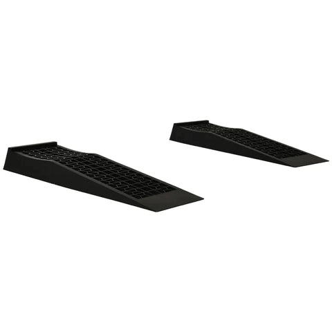 Rootz Ramp - Threshold Ramp - Curb Ramp - Rubber Ramps - Antislip Hellingen - PP - Zwart - 70 x 20 x 8 cm