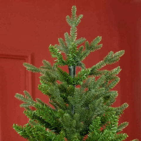 Rootz Kerstboom - Realistisch Uitzicht - Weelderige Takken Vlamvertragend - Kunststof - Groen - 1.30 x 2m