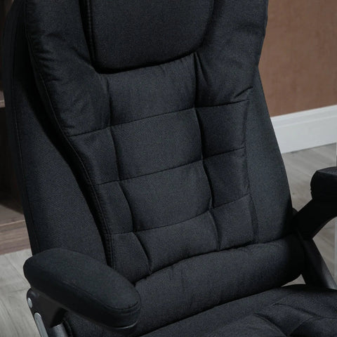 Rootz Office Chair - Desk Chair - Swivel Chair - Ergonomic Office Chair - Computer Chair - Height Adjustable - 360° Swivel - Black - 65 x 72 x 100-120 cm