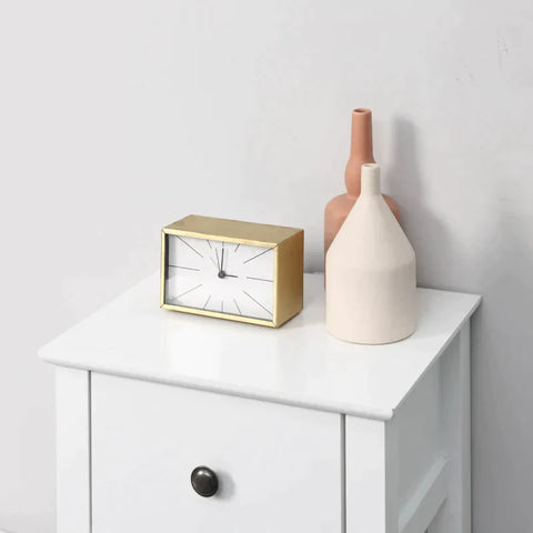 Rootz Bathroom Cabinet - Bathroom Furniture - Cabinet - Storage Cabinet - Cabinet - With 1 Drawer And 2 Shelves - White - 40cm x 31cm x 90cm