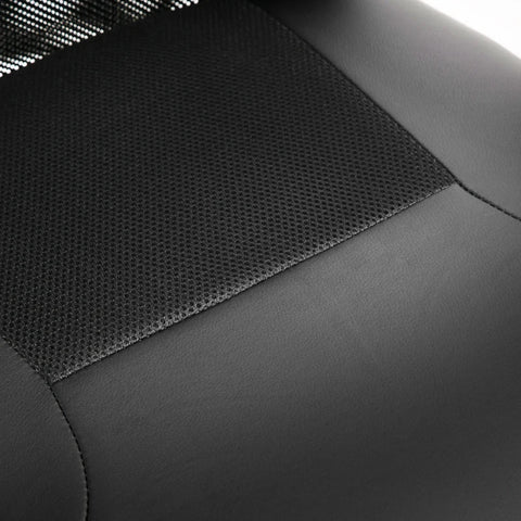 Rootz Office Chair - Swivel Chair - Executive Chair - Desk Chair - Height-adjustable - Black - L66 x W73 x H(108-118) cm