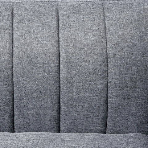 Rootz Sofa Bed - 2-seater Fabric Sofa Bed - Sofa With Sleeping Function - Polyester - Rubber - Wood Grey - 173 x 75 x 73 cm