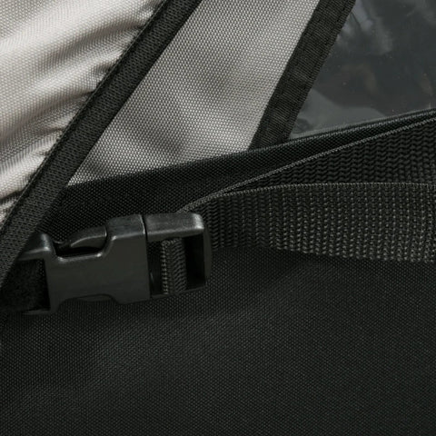 Rootz Bike Trailer - Children's Trailer - Child Bike Trailer - Foldable Bike Trailer - Child Transport Carrier - Rain Cover - Grey/Black - 160 x 84 x 106 cm