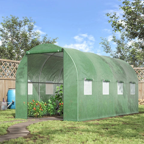 Rootz Gewächshaus – Begehbares Gewächshaus – Frühbeet – Polytunnel – Dunkelgrün