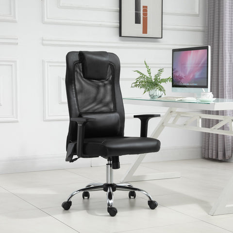 Rootz Office chair - Power supply - Massage function - Adjustable in height - Black