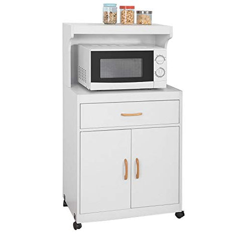 Rootz Keukenopbergwagen - Magnetronplank - Opbergkast Kast Dressoir op Wielen