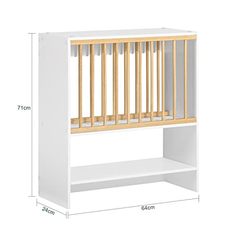 Rootz wandgemonteerd keukenbord bekerrek - keukenwandplank - keukenopbergrekplank