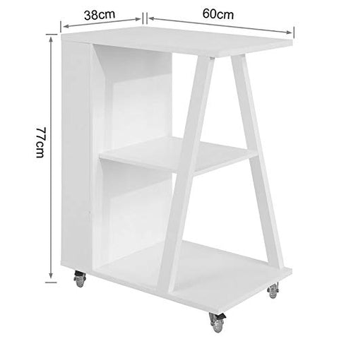 Rootz Keuken Serveerwagen Opbergwagen - Bijzettafel Bijzettafel op Wielen