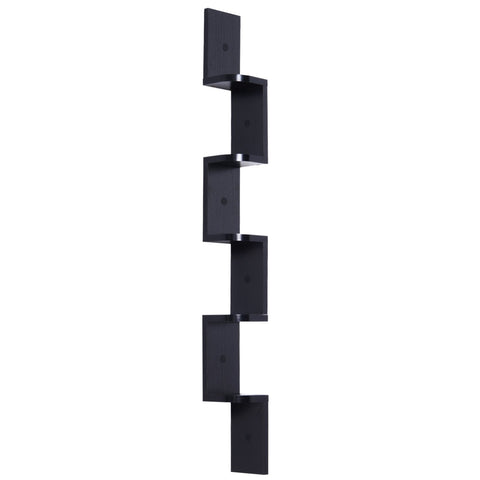 Rootz Bookcase - Wall Shelf - MDF - Hanging Shelf - Black