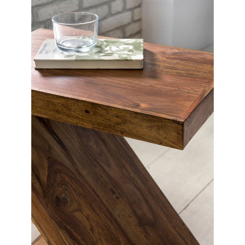 Rootz Beistelltisch – Z-förmiger Beistelltisch – Beistelltisch – Holz – Braun