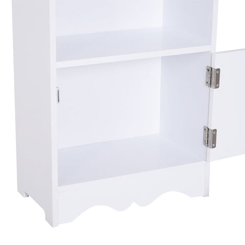 Rootz Cabinet - Bathroom Cabinet - Kitchen Cabinet - Storage Cabinet - White - 40 x 23 x 80 cm