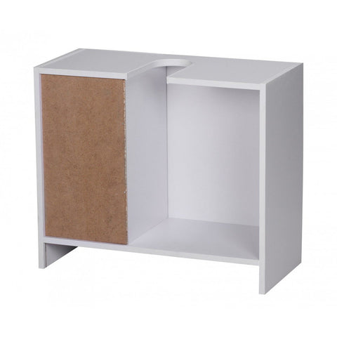 Rootz Washbasin cabinet - Bathroom cabinet - Bathroom furniture - Bathroom furniture - White - 1 door - 3 drawers