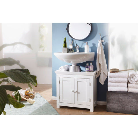 Rootz Washbasin cabinet - Bathroom cabinet - Bathroom furniture - Bathroom furniture - Washbasin - Storage cabinet - White