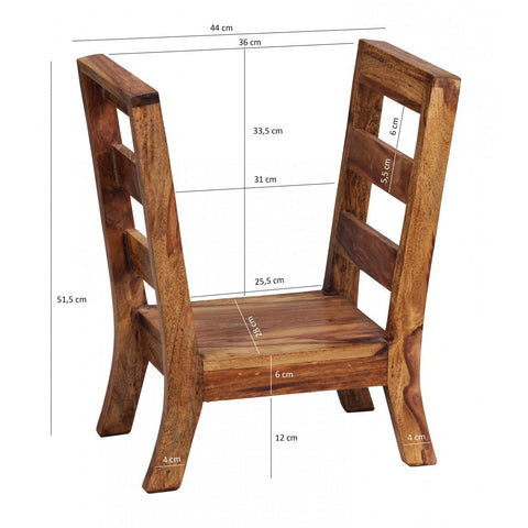 Rootz Magazine Rack - Newspaper Rack - Magazine Rack - Solid Wood