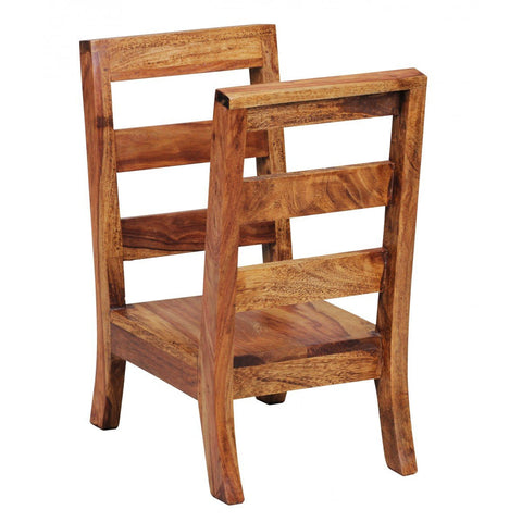 Rootz Magazine Rack - Newspaper Rack - Magazine Rack - Solid Wood