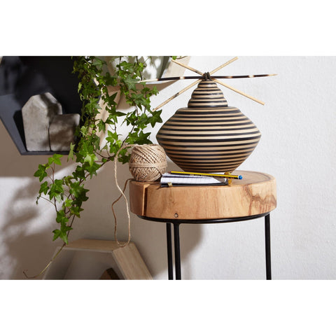 Rootz Side Table - Solid Acacia Wood - Solid Wood Side Table - Side Table - Coffee Table - Brown