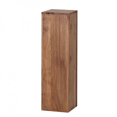 Rootz Side Tables - Set Of 3 - Decoration Block - Elongated Side Table - Solid Wood - Acacia - Brown