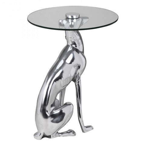 Rootz Dog Side Table - Side Tables - Decoration - Design - Image - Aluminum - Silver