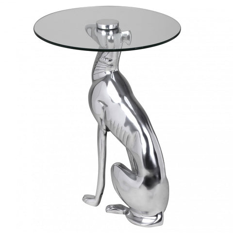 Rootz Dog Side Table - Side Tables - Decoration - Design - Image - Aluminum - Silver