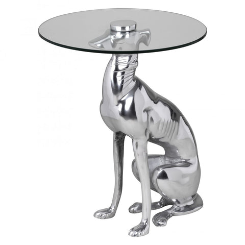 Rootz Dog Side Table - Side Tables - Decoration - Design - Image - Aluminum - Silver