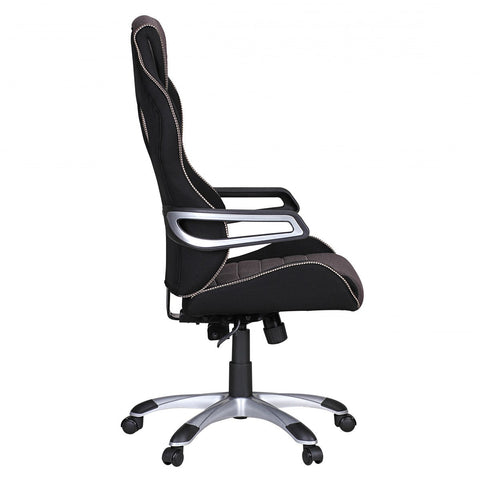 Rootz Executive Chair - Gray Gaming - Racing Swivel Chair - 120kg Load Capacity - Synchronous Mechanism - Desk Chair