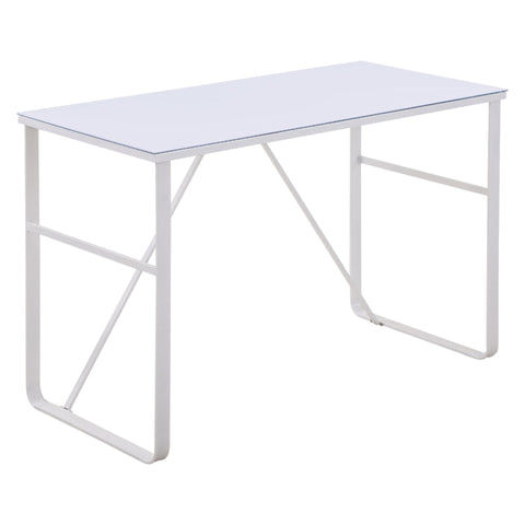 Rootz Desk - Gaming Desk - Office Desk - Computer Desk - Computer Table - Office Table - PC Table - Work Table - White - 120 x 60 x 74.5 cm