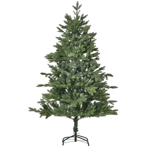 Rootz Christmas Tree - Artificial Christmas Tree - 1.5 M Christmas Tree - PVC PE - Metal - Green - Ø105 x 150 cm