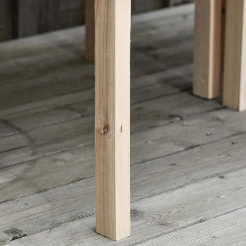 Rootz 4-piece Raised Bed - Planter - Planter Box - Made Of Wood - 4 Combination Modes In The Garden And Balcony - Natural - 50 x 30 x 60 cm