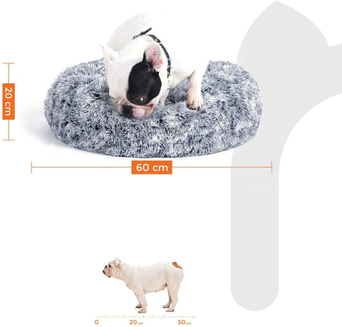 Rootz Dog Bed - Cat Bed - Pet Bed - Gray - 60 x 20 cm