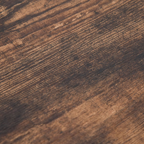 Rootz Bar Table Set - 2 Bar Stools - 3 Shelves - 3-Part - Brown - Black - Processed Wood - Steel