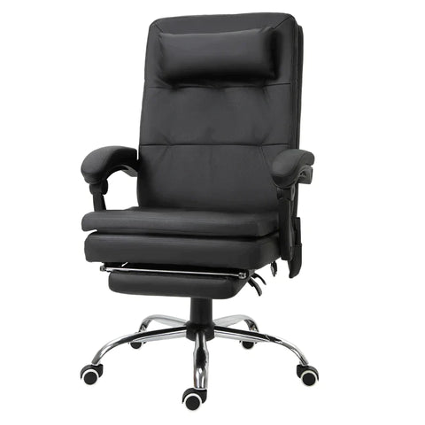 Rootz Massage Chair - Relaxing Chair - Massage Desk Chair - 7 Vibration Massage Points - Black - 67 cm x 70 cm x 120cm