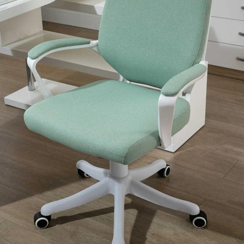 Rootz Office Chair - Desk Chair - Home Office - Chair With Rocker Function - Green/White - 62x69x92-100 Cm