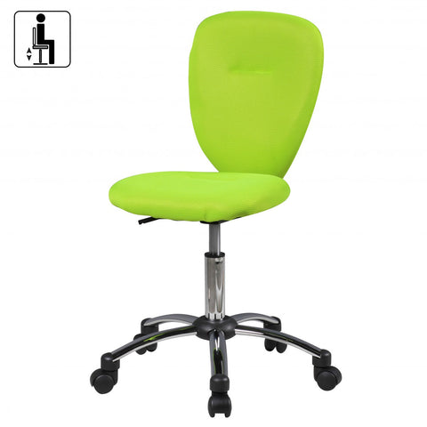 Rootz Office Chair for Children - Swivel Chair - Office Chair - Children's Chair - Adjustable - Black/Green/Blue/Pink