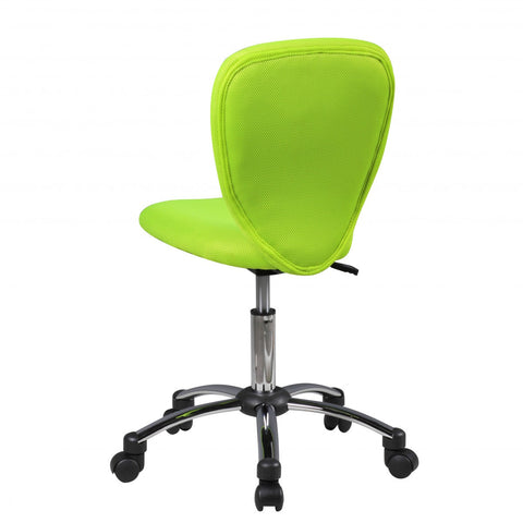 Rootz Office Chair for Children - Swivel Chair - Office Chair - Children's Chair - Adjustable - Black/Green/Blue/Pink