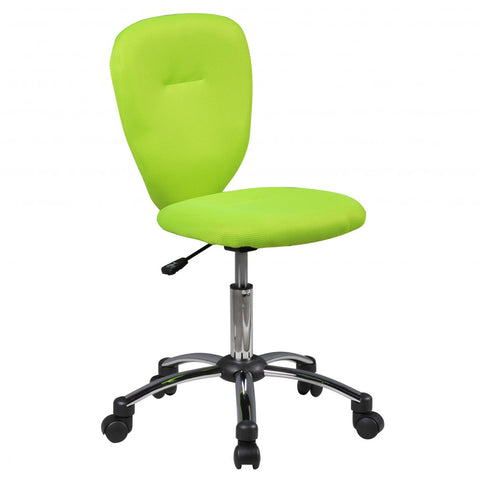 Rootz Office Chair for Children - Swivel Chair - Office Chair - Children's Chair - Adjustable - Black/Green/Blue/Pink