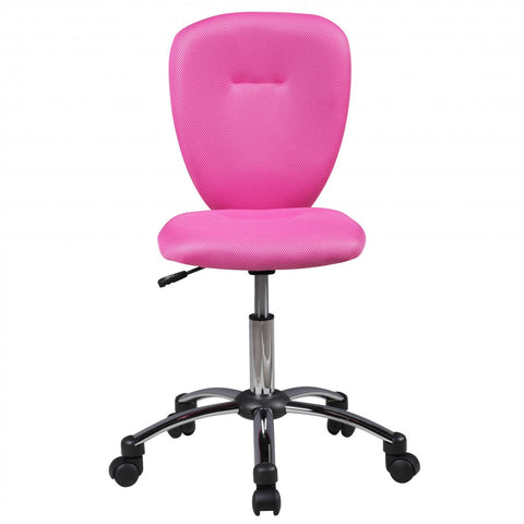 Rootz Office Chair for Children - Swivel Chair - Office Chair - Children's Chair - Adjustable - Black/Green/Blue/Pink