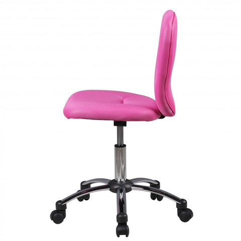 Rootz Office Chair for Children - Swivel Chair - Office Chair - Children's Chair - Adjustable - Black/Green/Blue/Pink
